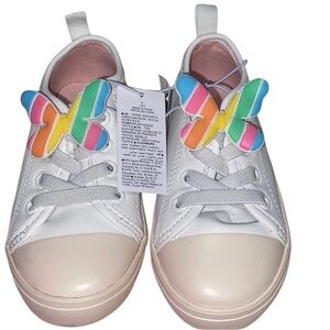 Old Navy Kids Sneakers with Rainbow Butterfly